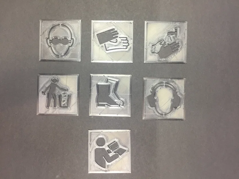 Bộ Stencil Biển Báo ISO (ISO Sign Stencils) - Image 2