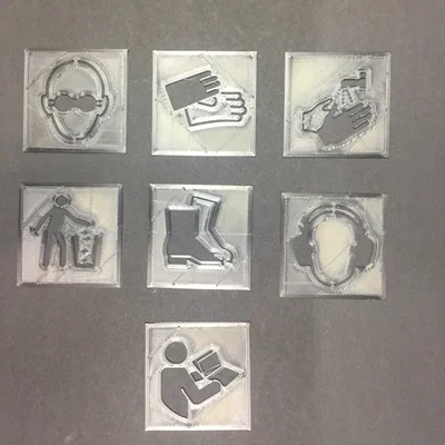 Bộ Stencil Biển Báo ISO (ISO Sign Stencils)