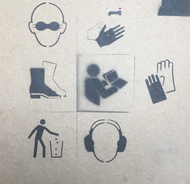 Bộ Stencil Biển Báo ISO (ISO Sign Stencils) - Image 6