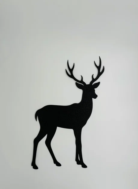 Deer wall art - Mẫu trang trí tường hình hươu 3D ấn tượng - Image 1