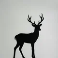 Deer wall art - Mẫu trang trí tường hình hươu 3D ấn tượng - Thumbnail 1