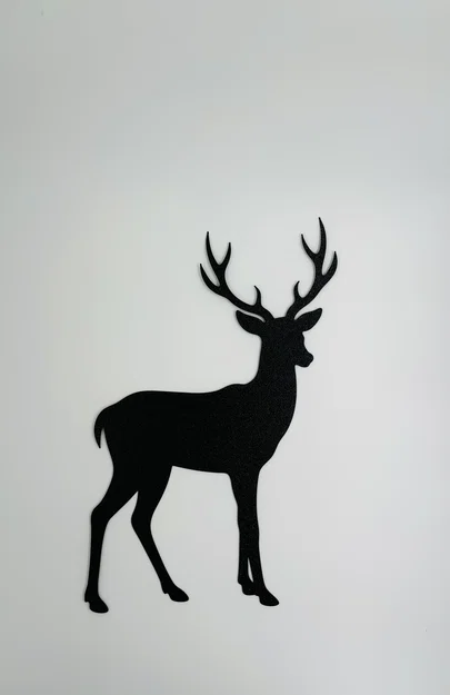 Deer wall art - Mẫu trang trí tường hình hươu 3D ấn tượng - Image 2
