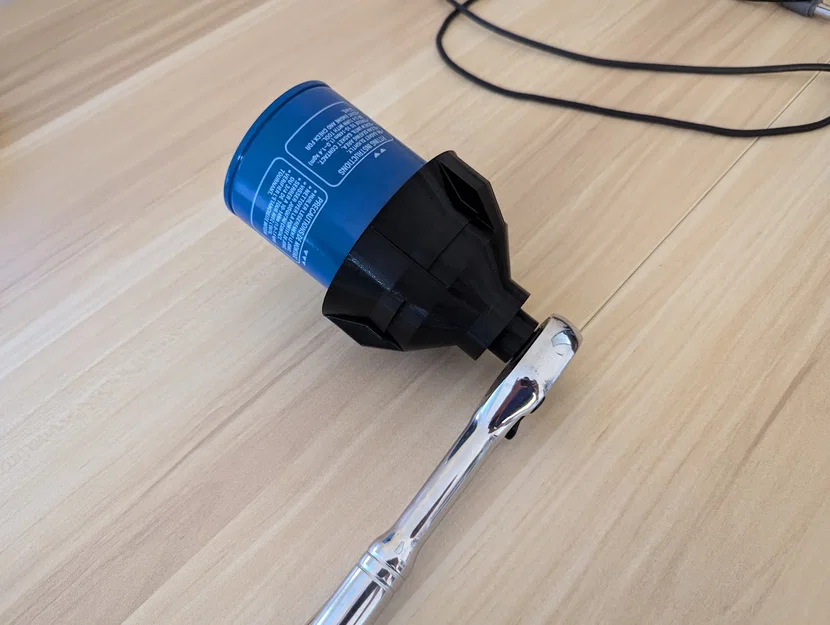 Mỏ lết lọc dầu parametric “No-mess” (Parametric No-mess oil filter wrench) - Image 1