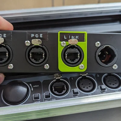 Plate mã màu/ghi nhãn Neutrik D-Norm