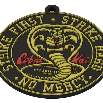 Móc khóa Cobra Kai in 3D - Phụ kiện cá tính cho fan hâm mộ