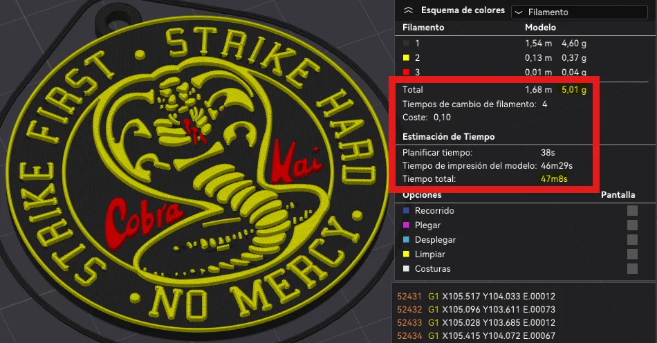Móc khóa Cobra Kai in 3D - Phụ kiện cá tính cho fan hâm mộ - Image 2