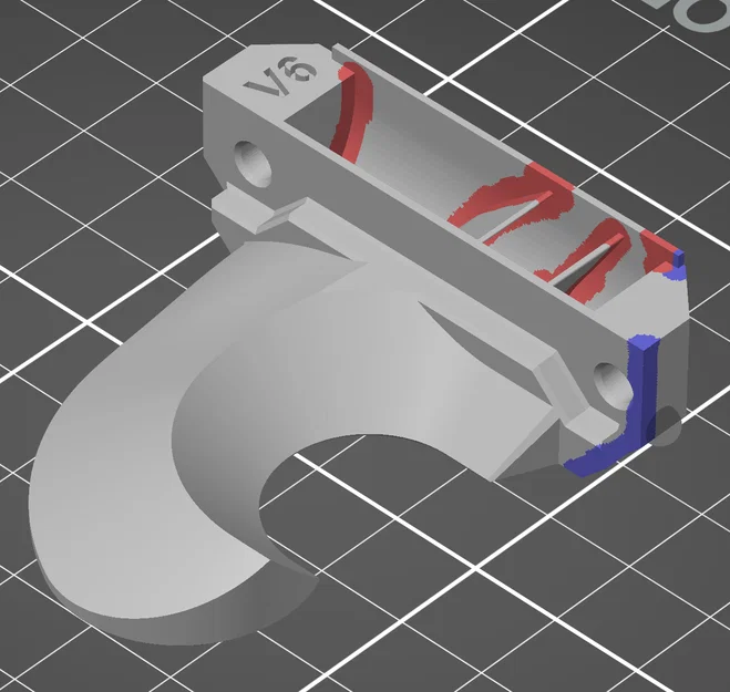 MK4 Nextruder Fan Shroud V2 (Duct) – Ống gió làm mát - Image 3