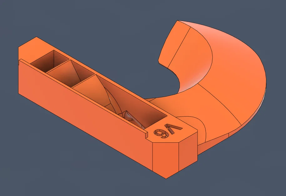 MK4 Nextruder Fan Shroud V2 (Duct) – Ống gió làm mát - Image 4
