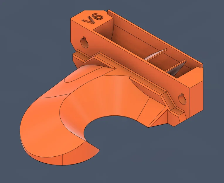 MK4 Nextruder Fan Shroud V2 (Duct) – Ống gió làm mát - Image 6