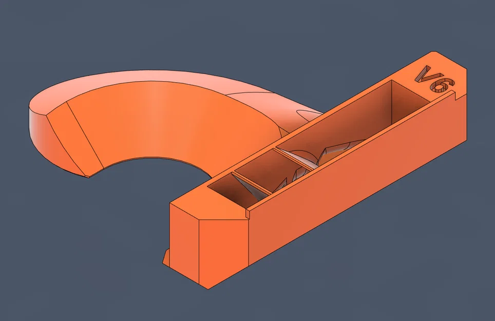 MK4 Nextruder Fan Shroud V2 (Duct) – Ống gió làm mát - Image 7