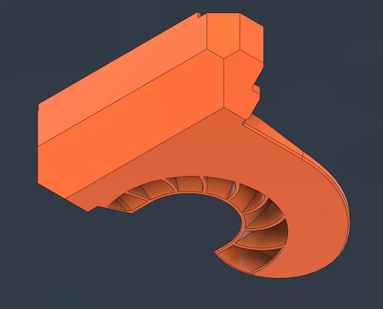 MK4 Nextruder Fan Shroud V2 (Duct) – Ống gió làm mát - Image 8