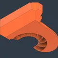 MK4 Nextruder Fan Shroud V2 (Duct) – Ống gió làm mát - Thumbnail 8