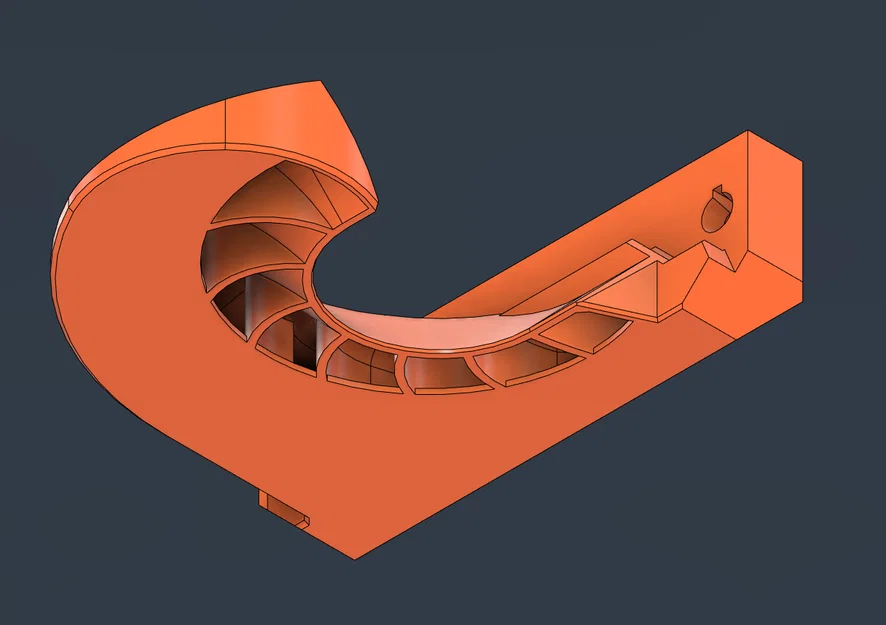 MK4 Nextruder Fan Shroud V2 (Duct) – Ống gió làm mát - Image 10