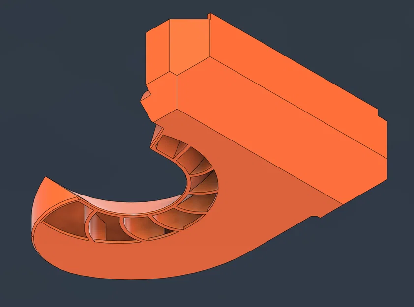 MK4 Nextruder Fan Shroud V2 (Duct) – Ống gió làm mát - Image 11