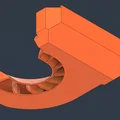 MK4 Nextruder Fan Shroud V2 (Duct) – Ống gió làm mát - Thumbnail 11