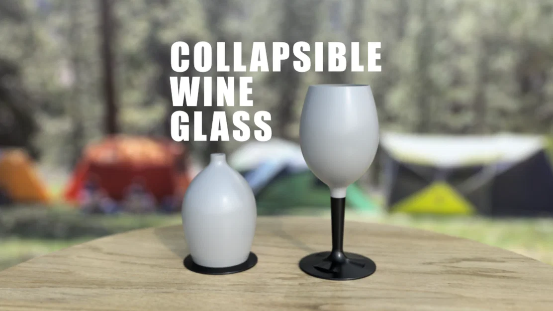 Ly rượu vang gấp gọn (Collapsible Wine Glass) - Image 1