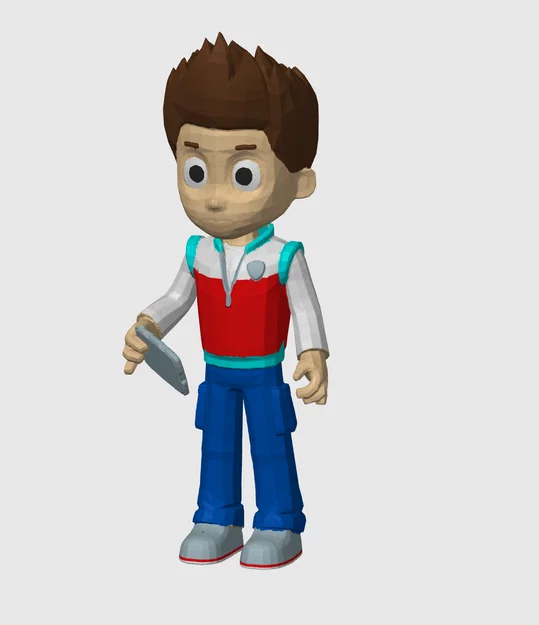 Mô hình Ryder Paw Patrol 12 Màu In 3D Chi Tiết - Image 1