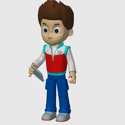 Mô hình Ryder Paw Patrol 12 Màu In 3D Chi Tiết
