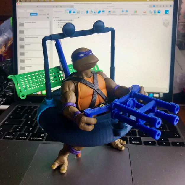 Mô hình phao bơi Sewer Party Tube cho Ninja Rùa Super7 Ultimates - Image 1