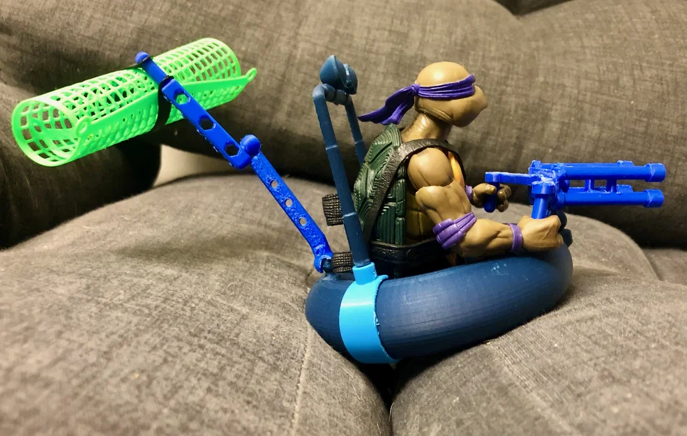 Mô hình phao bơi Sewer Party Tube cho Ninja Rùa Super7 Ultimates - Image 2