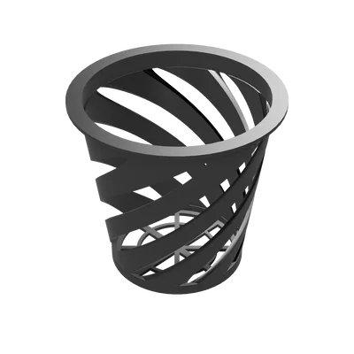 Spiral Net Cup (Ly Rọ Xoắn) 50mm cho Thủy Canh