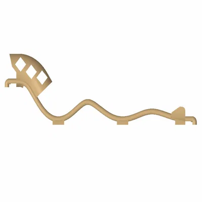 Wellenbahn cho đường chạy bi (marble run) dạng sóng