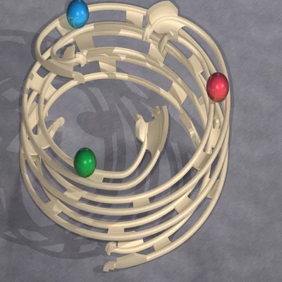Spirale cho marble run (đường ray xoắn ốc)