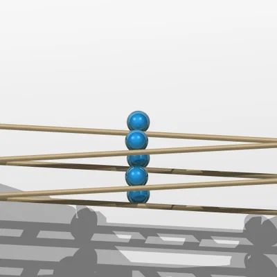 ZigZag Loop cho đường bi (marble run)