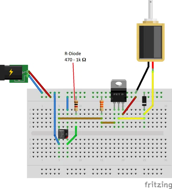 Công tắc cho Solenoid Cannone cho đường bi (marble run) - Image 6