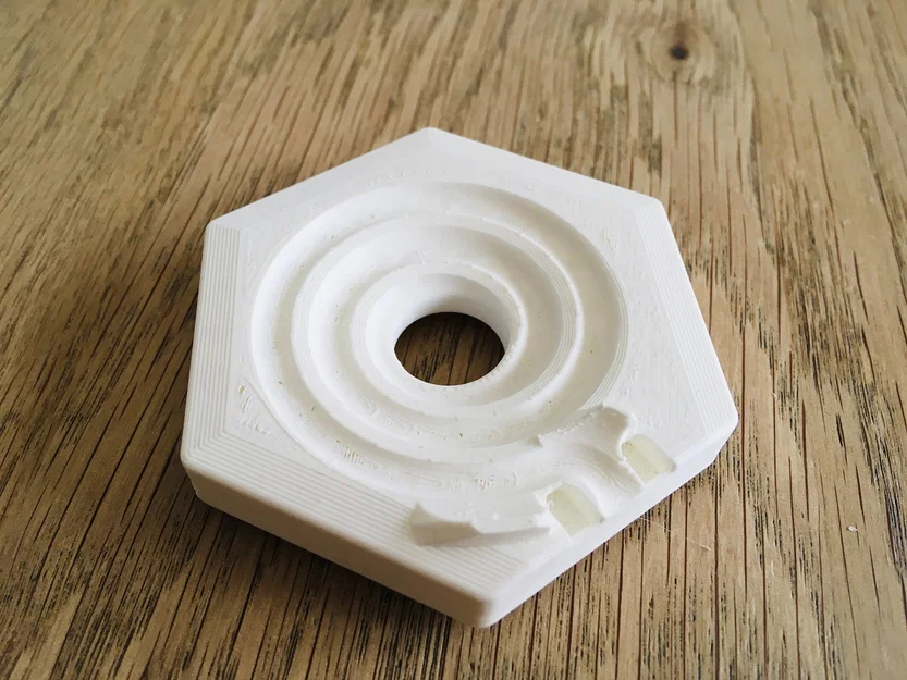 Phụ kiện đường đua bi marble run dạng xoắn ốc in 3D - Image 1