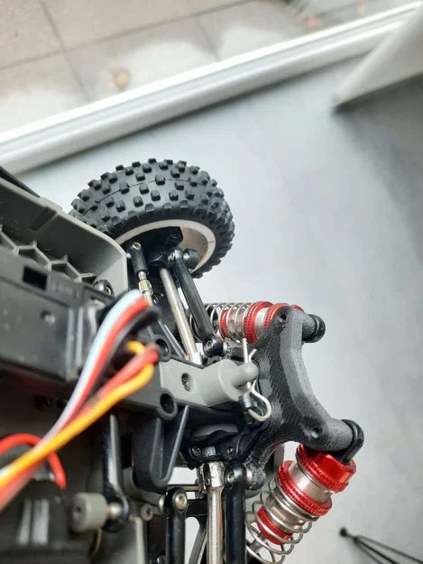 WLtoys 124008 - Cụm phuộc trước - part 2711 (kèm shock protector) - Image 2
