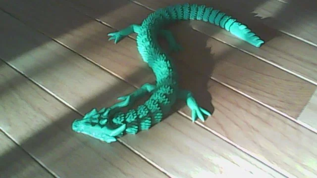 Mô hình rồng thiên nhiên khớp nối (Articulated Nature Dragon) in 3D - Image 2