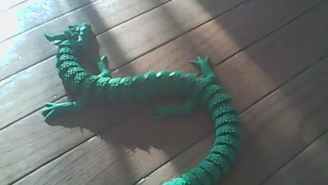 Mô hình rồng thiên nhiên khớp nối (Articulated Nature Dragon) in 3D - Image 4