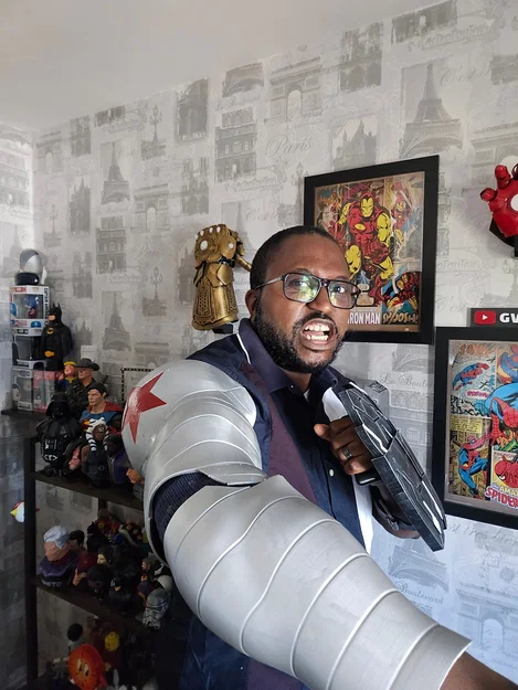 Mô hình cánh tay 3D Winter Soldier Bionic Arm (Cosplay) - Image 2