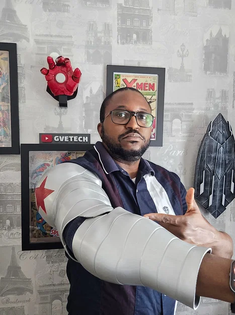 Mô hình cánh tay 3D Winter Soldier Bionic Arm (Cosplay) - Image 4
