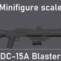 Súng DC-15A StarWars tỉ lệ LEGO Minifigure (DC-15A blaster rifle) - Thumbnail 1