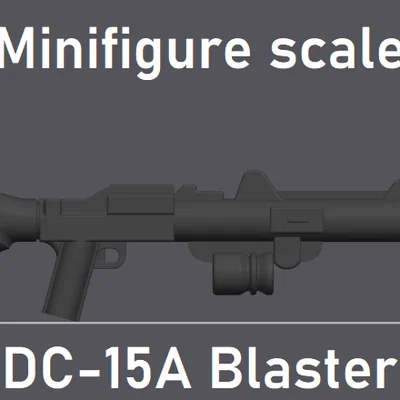 Súng DC-15A StarWars tỉ lệ LEGO Minifigure (DC-15A blaster rifle)