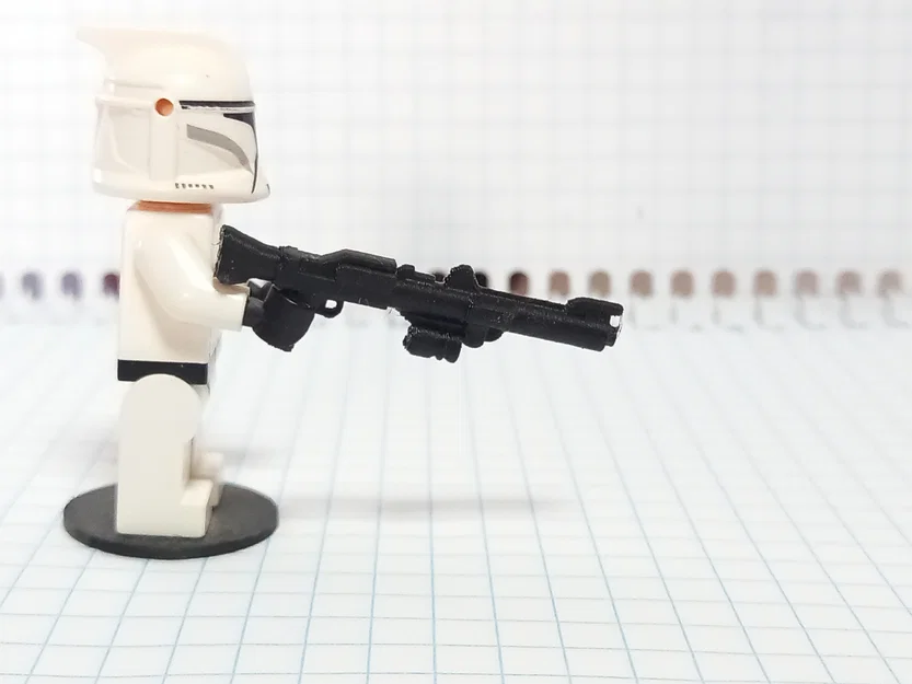 Súng DC-15A StarWars tỉ lệ LEGO Minifigure (DC-15A blaster rifle) - Image 3