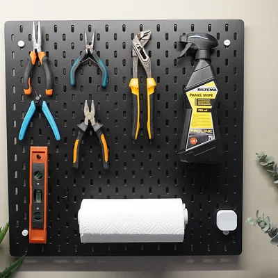 Bộ phụ kiện móc treo và giá giấy cho bảng IKEA Skådis in 3D