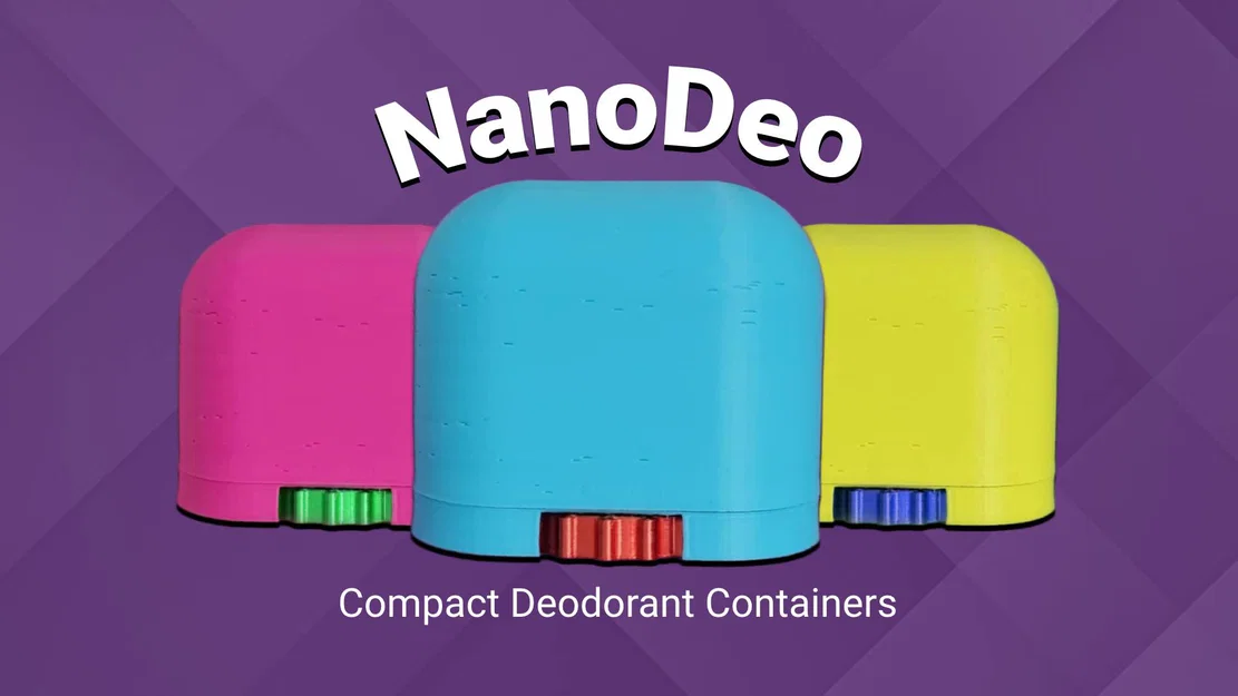 NanoDeo - Hộp đựng lăn khử mùi mini siêu gọn cho chuyến đi - Image 1