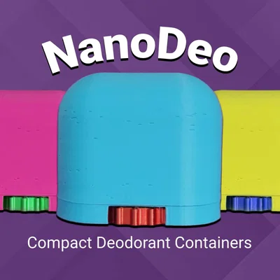 NanoDeo - Hộp đựng lăn khử mùi mini siêu gọn cho chuyến đi