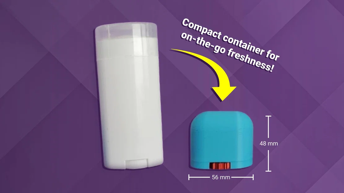 NanoDeo - Hộp đựng lăn khử mùi mini siêu gọn cho chuyến đi - Image 2