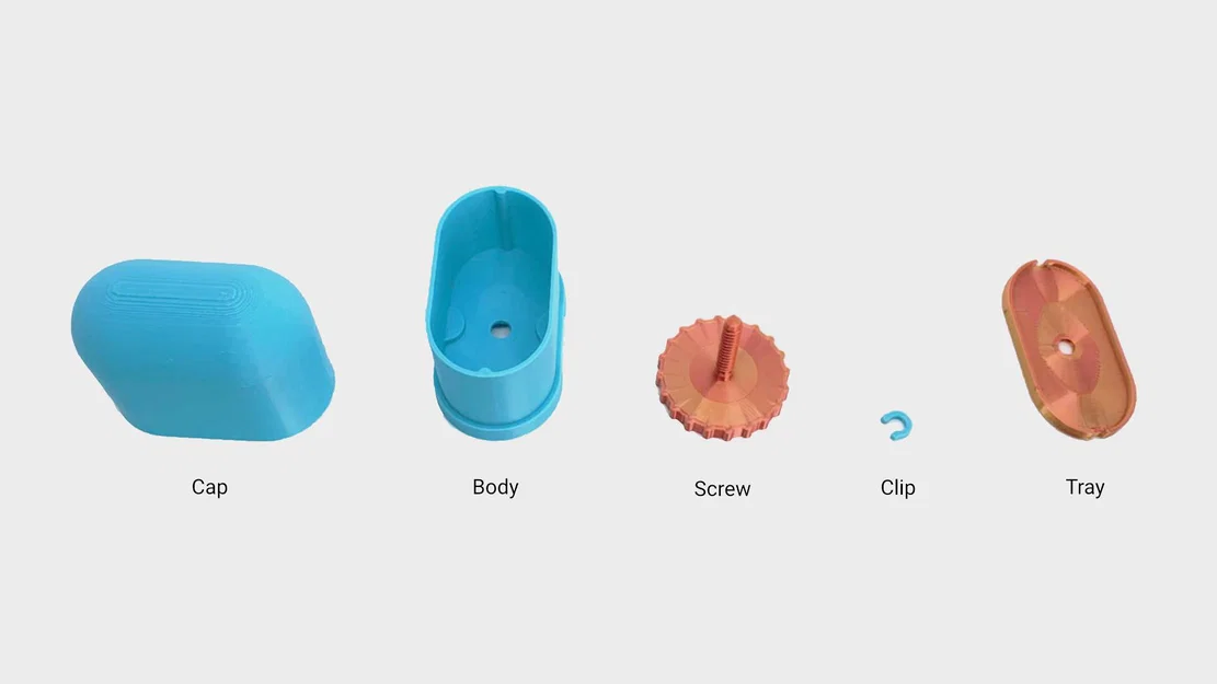 NanoDeo - Hộp đựng lăn khử mùi mini siêu gọn cho chuyến đi - Image 3