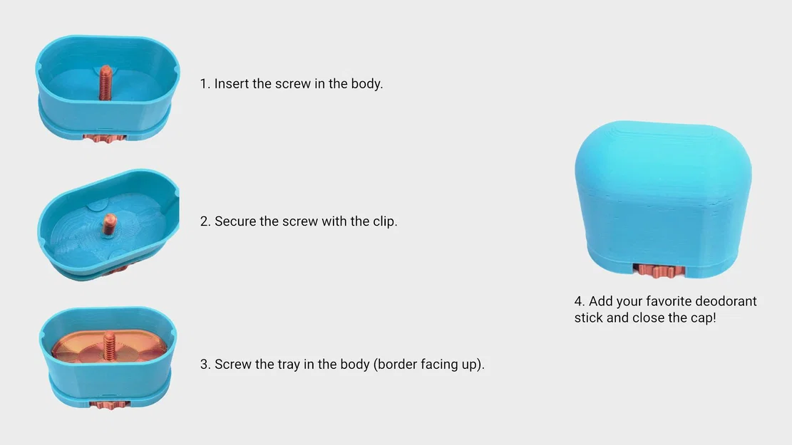 NanoDeo - Hộp đựng lăn khử mùi mini siêu gọn cho chuyến đi - Image 4