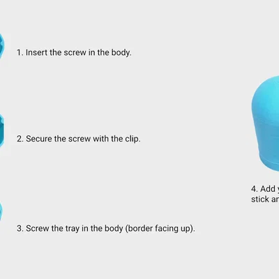 NanoDeo - Hộp đựng lăn khử mùi mini siêu gọn cho chuyến đi