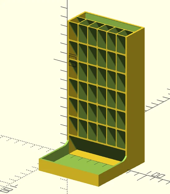 The Ultimate Pen Cubby (parametric) – Khay/ống cắm bút parametric - Image 3
