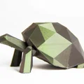 Mô hình rùa Low Poly để bàn đáng yêu cho máy in 3D - Thumbnail 1