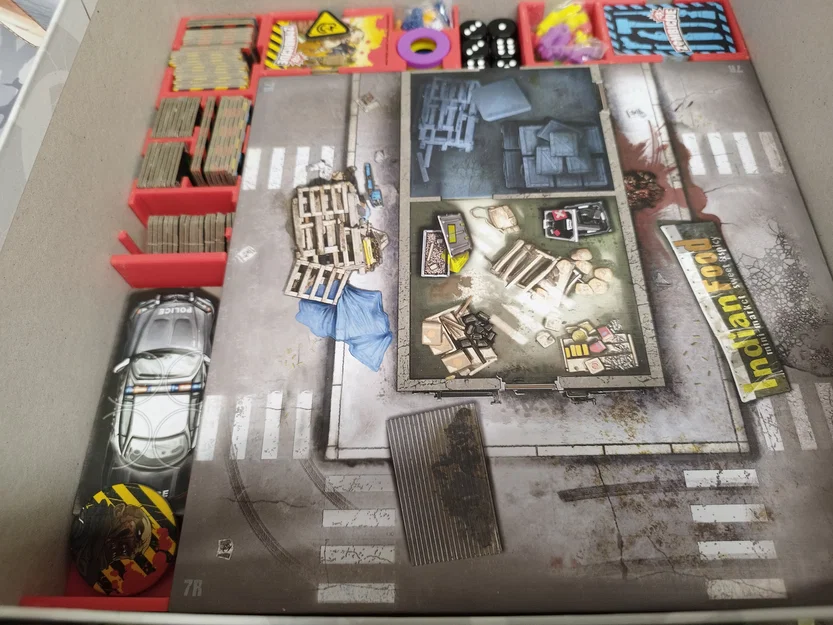 Khay tổ chức linh kiện Zombicide 2nd Edition in 3D tiện lợi - Image 1