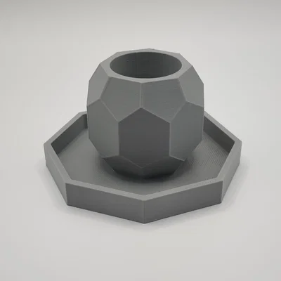 Bộ Chân Nến Bát Giác (Octagonal Candle Holder Set)