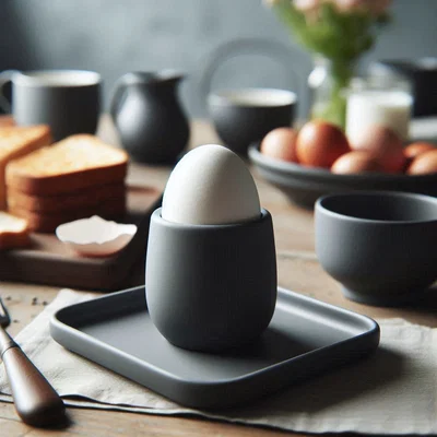 Bộ cốc đựng trứng kèm đĩa lót thiết kế hiện đại (Egg Cup with Coaster)